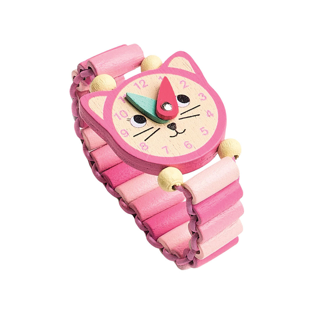djeco kinderhorloge - kat - assorti