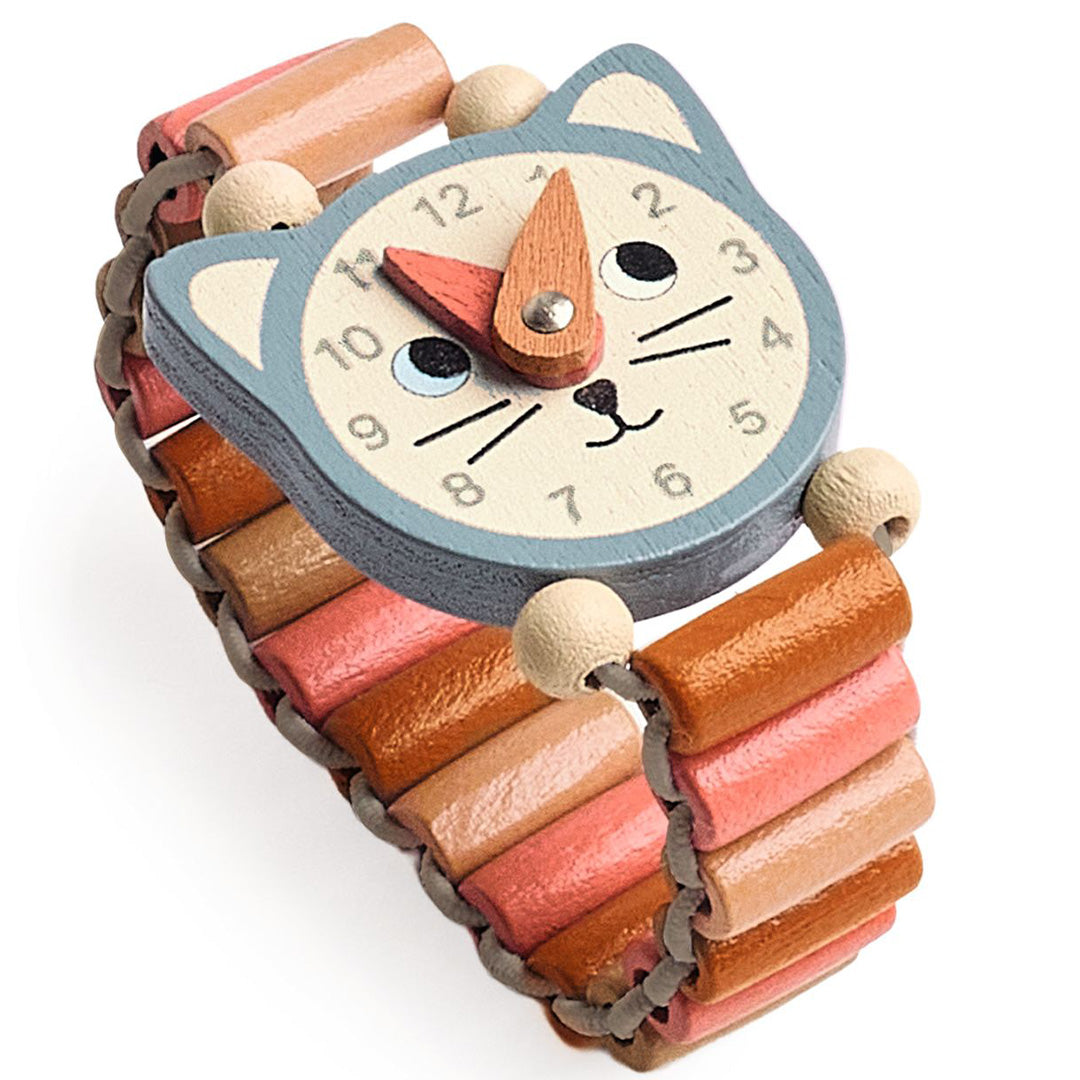 djeco kinderhorloge - kat - assorti | DJ05570 | 2