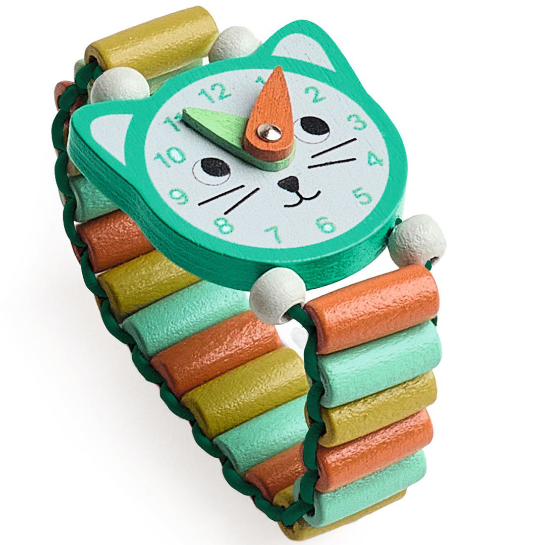 djeco kinderhorloge - kat - assorti | DJ05570 | 4