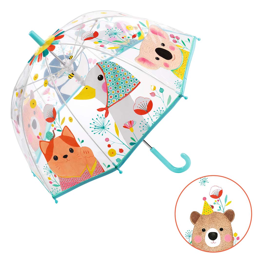 djeco kinderparaplu dierenvrienden
