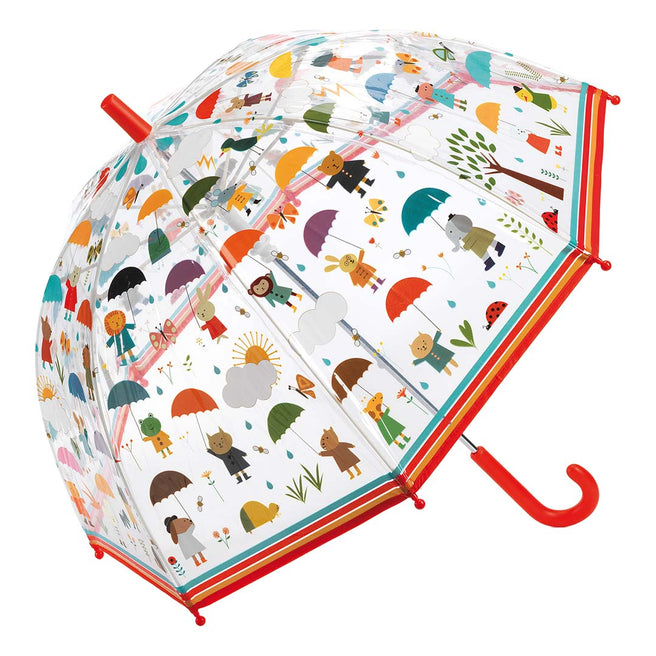 djeco kinderparaplu in de regen