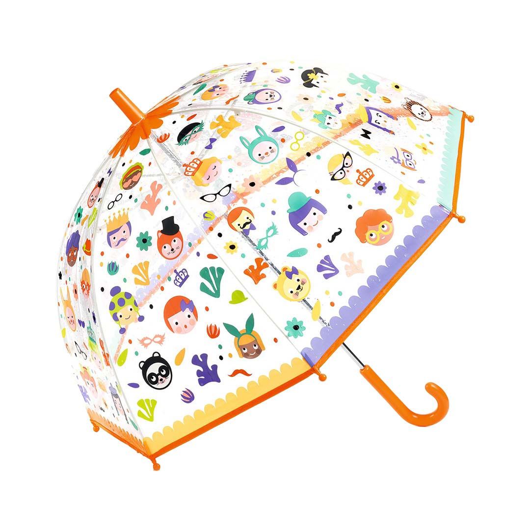 djeco kinderparaplu magische kleuren - gezichten | DD04709 | 3