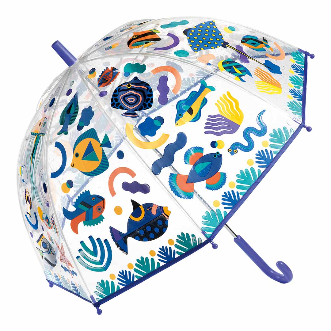 djeco kinderparaplu magische kleuren - vissen | DD04710 | 3