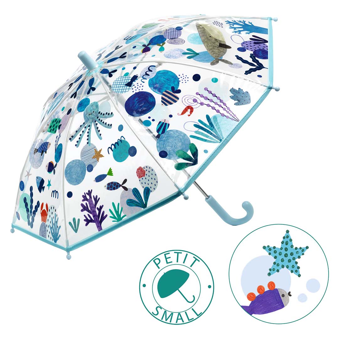 djeco kinderparaplu zeedieren