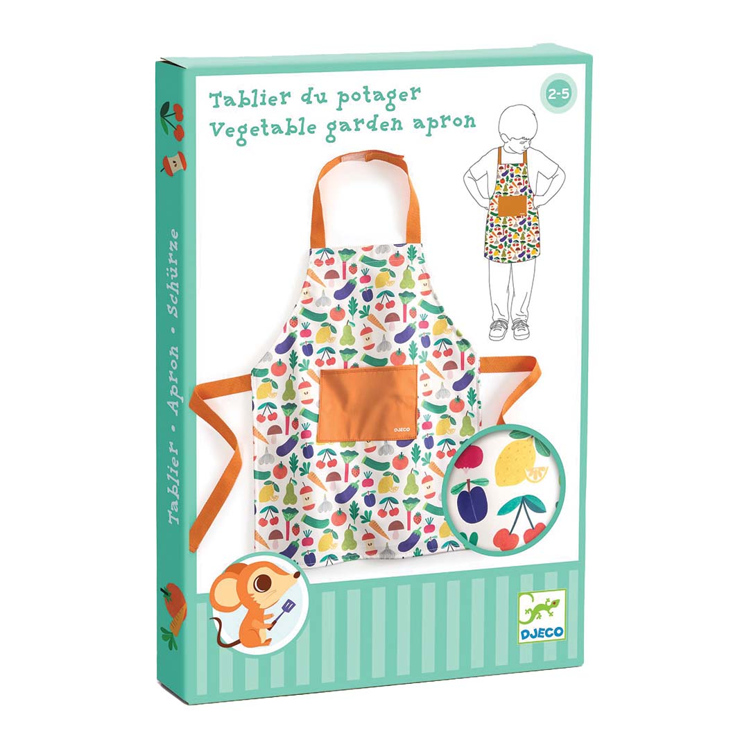 djeco kinderschort vegetable garden