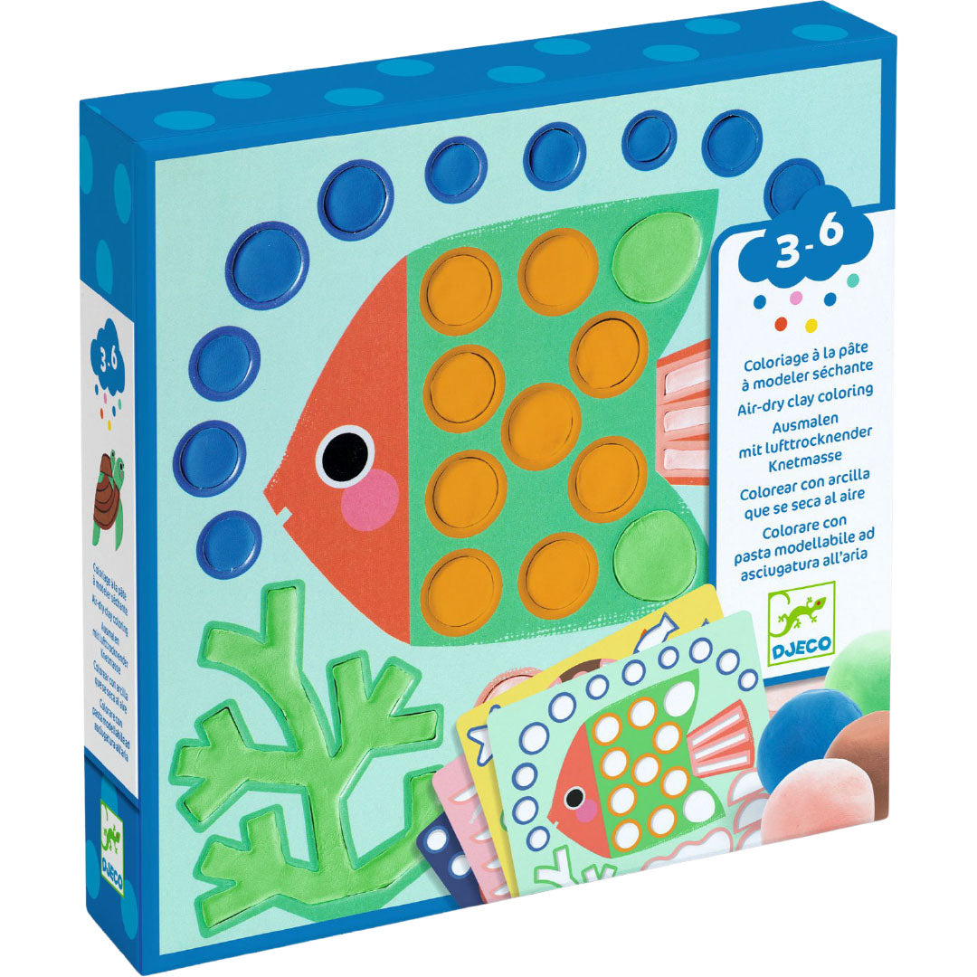 djeco kleiset kleuren met klei - cheeky underwater | DJ00958 | 