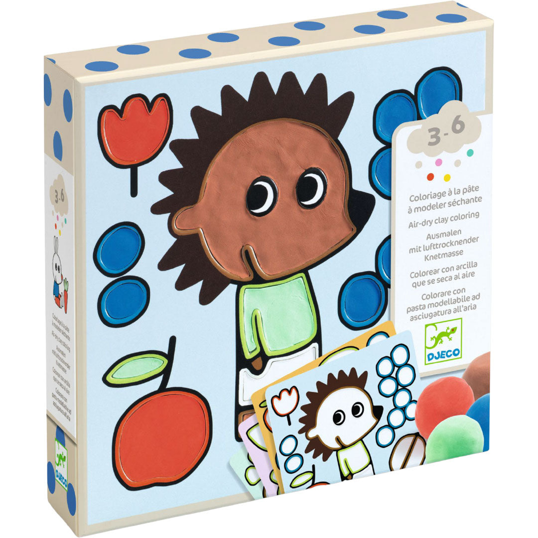 djeco kleuren met klei - naughty garden friends | DJ00959 |  