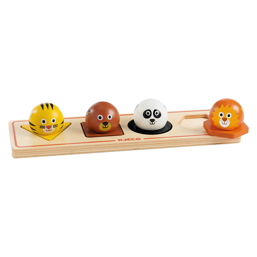 djeco knoppuzzel ball'n'co - 4st | DJ01120 | 1