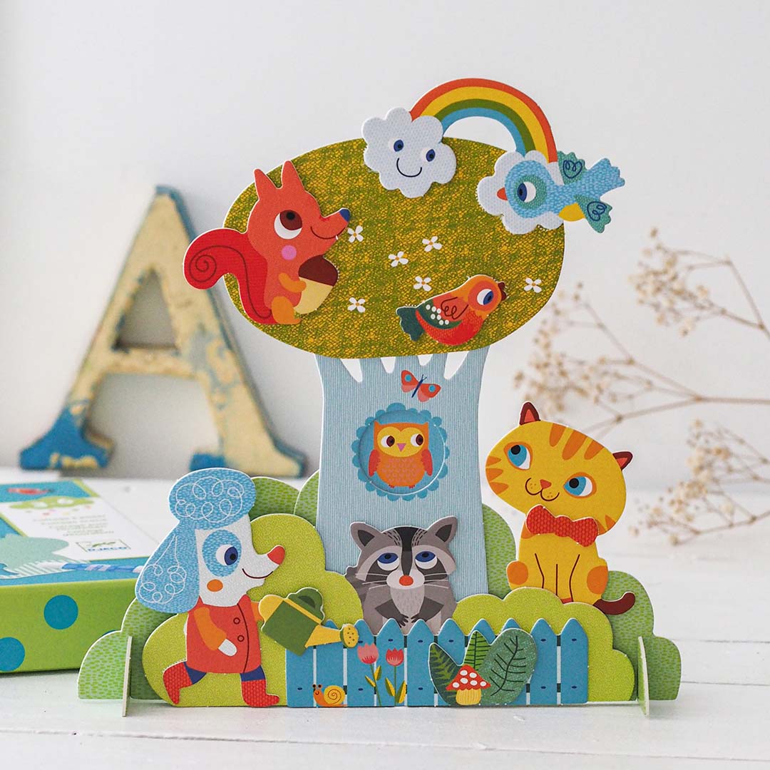djeco knutselset 3D collage - tuinvrienden | DJ09877 | 2