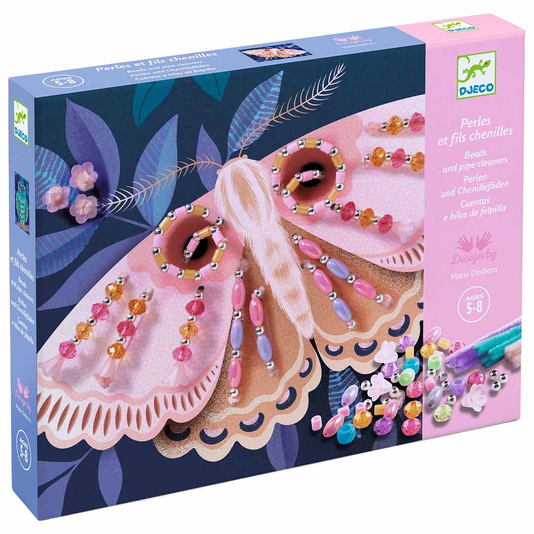 djeco knutselset 3D schilderijen - rijgkralen