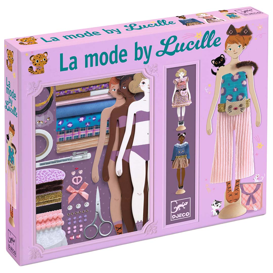 djeco knutselset aankleedpoppen fashion by lucille