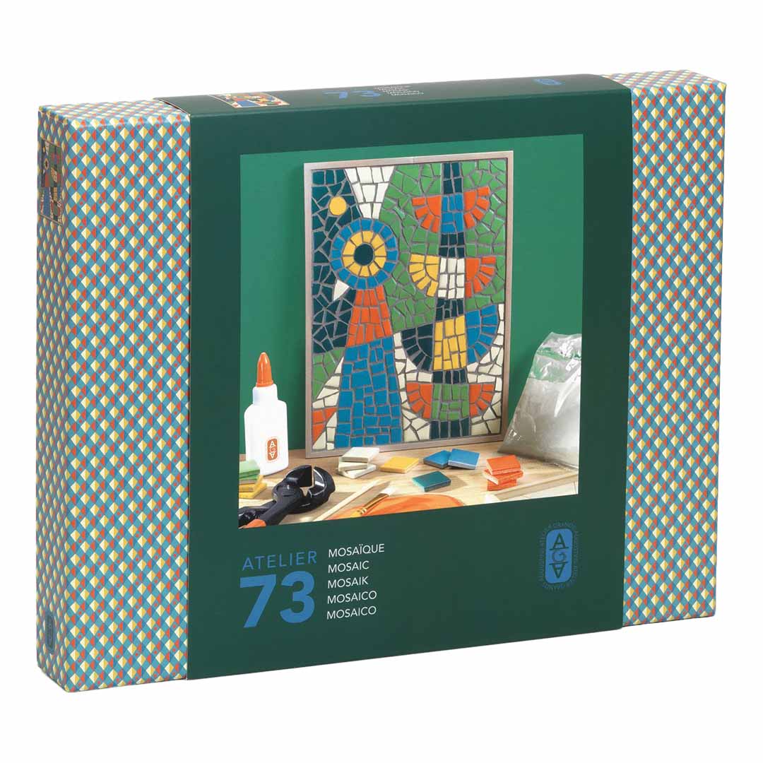djeco knutselset atelier 73 - mozaïek | GA10073 | 0