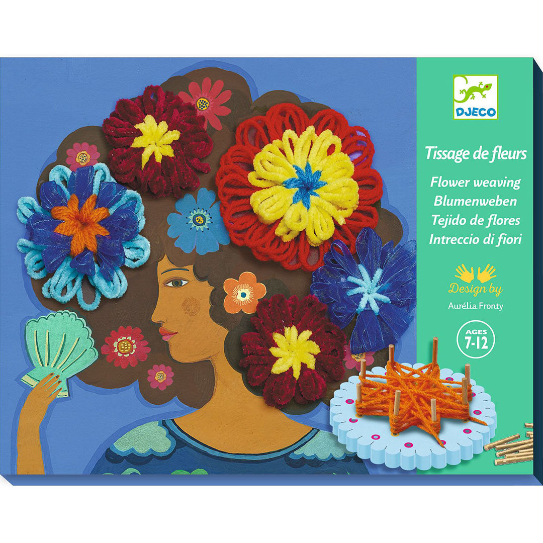 djeco knutselset bloemen - a hemisphere in your hair | DJ09354 | 2