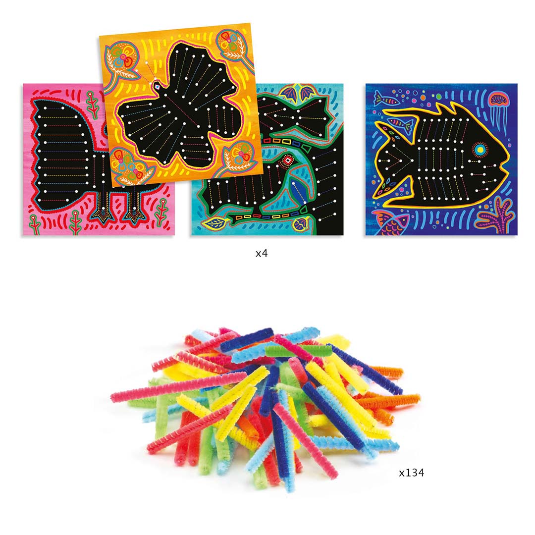 djeco knutselset chenilledraad | DJ09896 | 3