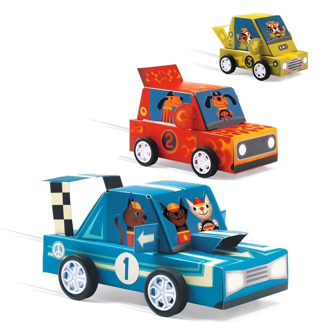 djeco knutselset diy - grand prix | DJ07932 | 2