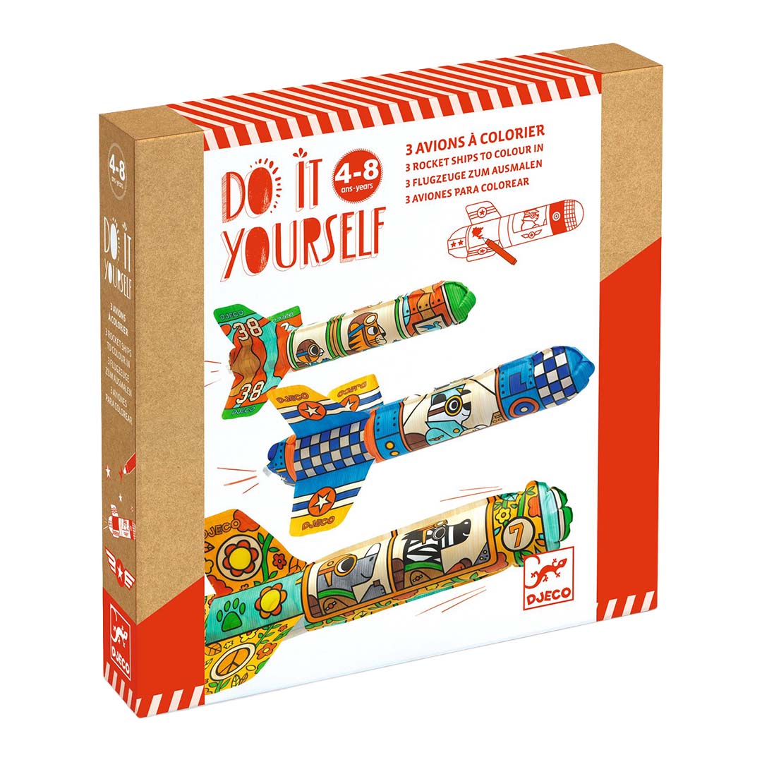 djeco knutselset diy - raketten