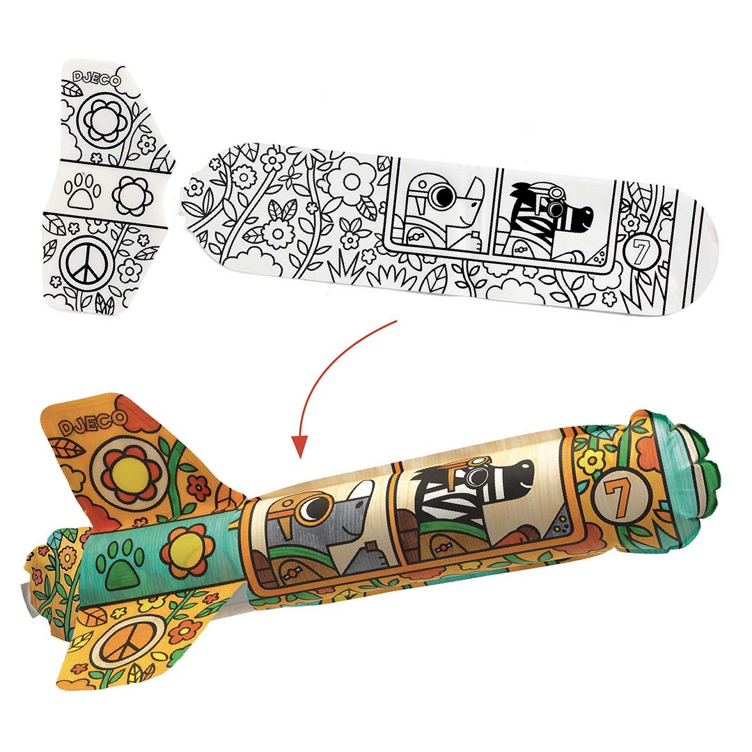 djeco knutselset diy - raketten