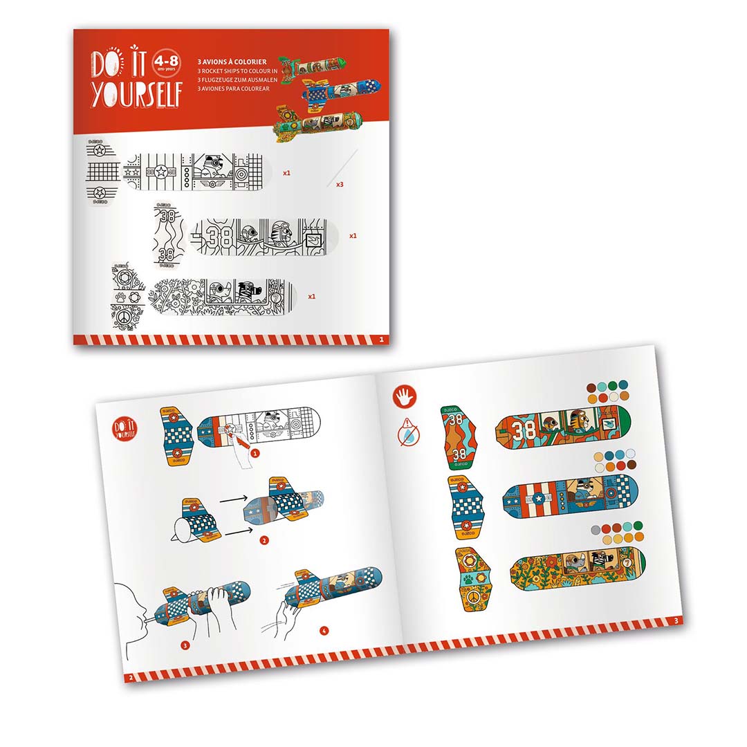 djeco knutselset diy - raketten