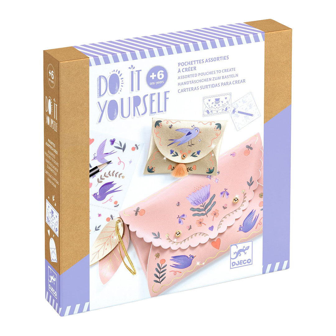 djeco knutselset diy - tasjes sweet fashionista