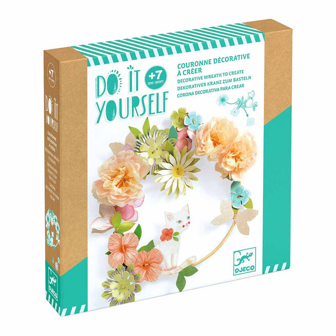 djeco knutselset diy bloemenkrans