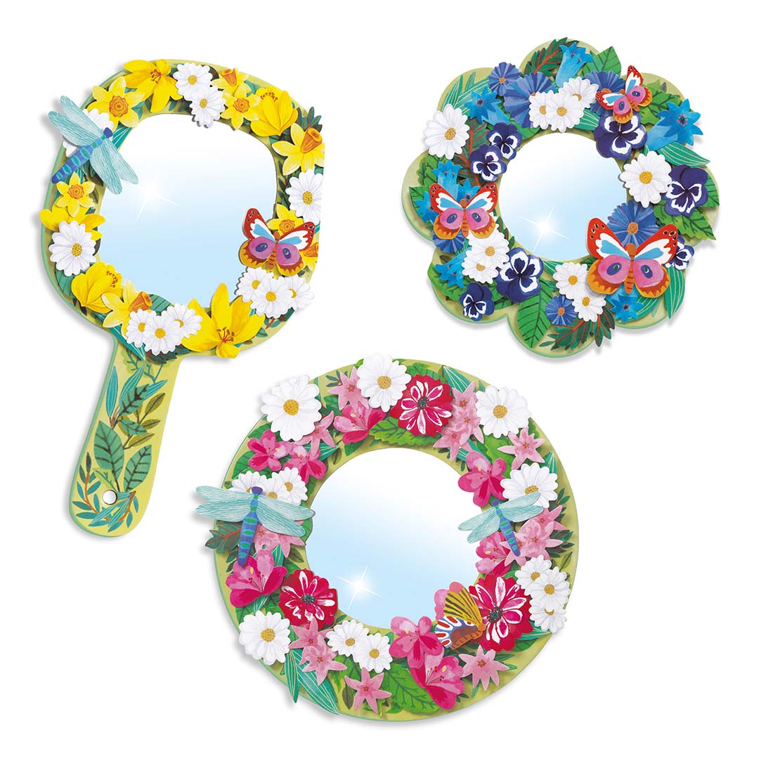 djeco knutselset diy bloemenspiegels | DJ07908 | 1