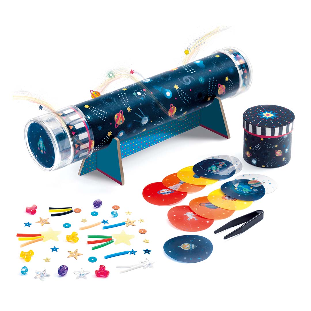 djeco knutselset diy caleidoscoop heelal