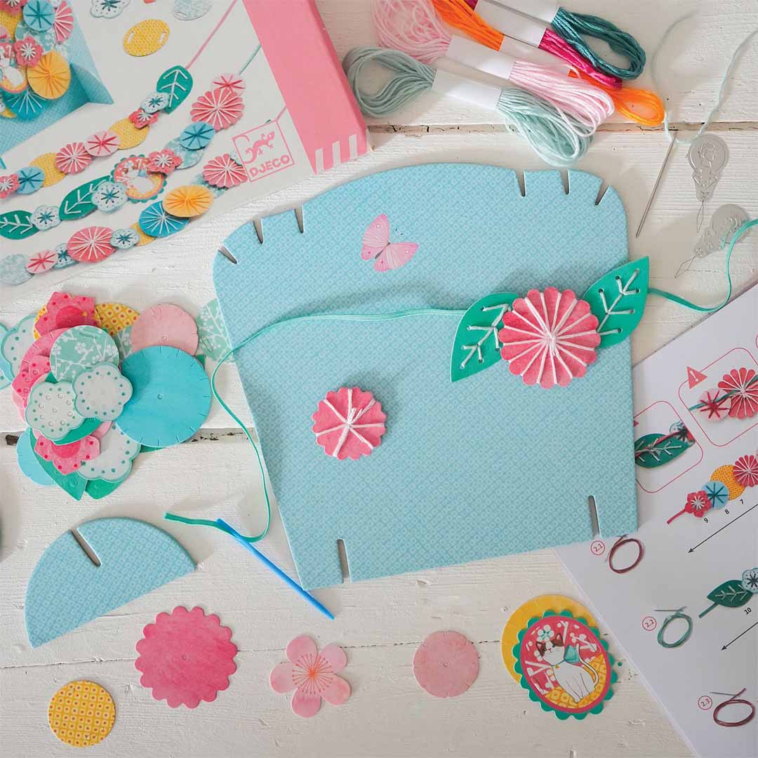 djeco knutselset diy ketting - flora | DJ07994 | 2