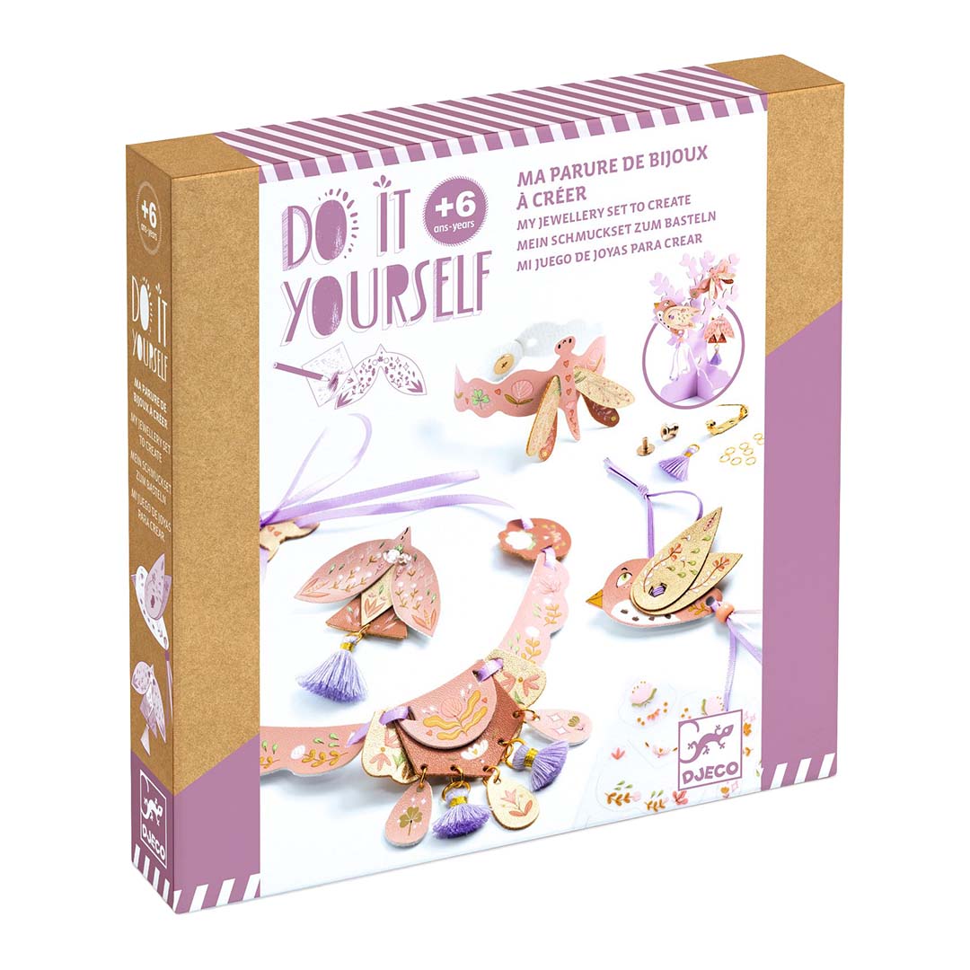 djeco knutselset diy sieradenset - miss rosefinch