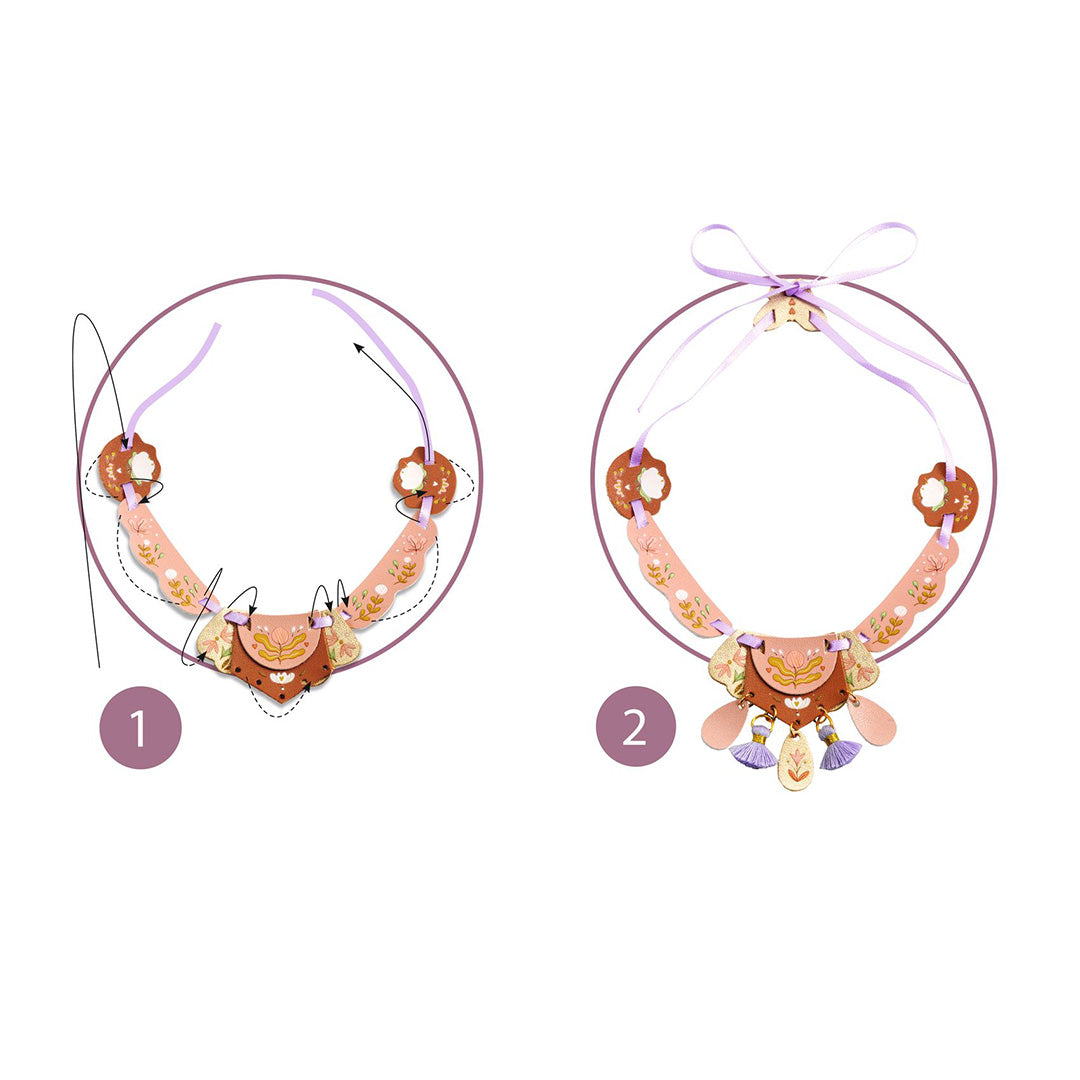 djeco knutselset diy sieradenset - miss rosefinch | DJ07977 | 2