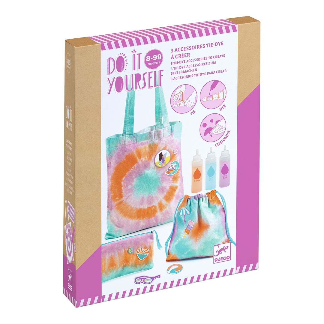djeco knutselset diy tie-dye