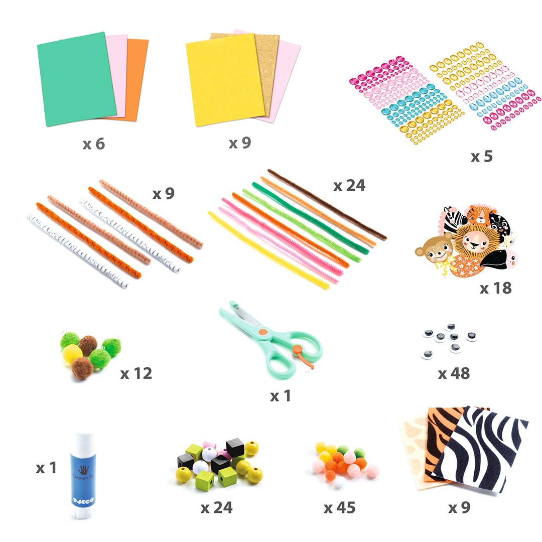 djeco knutselset jungledieren