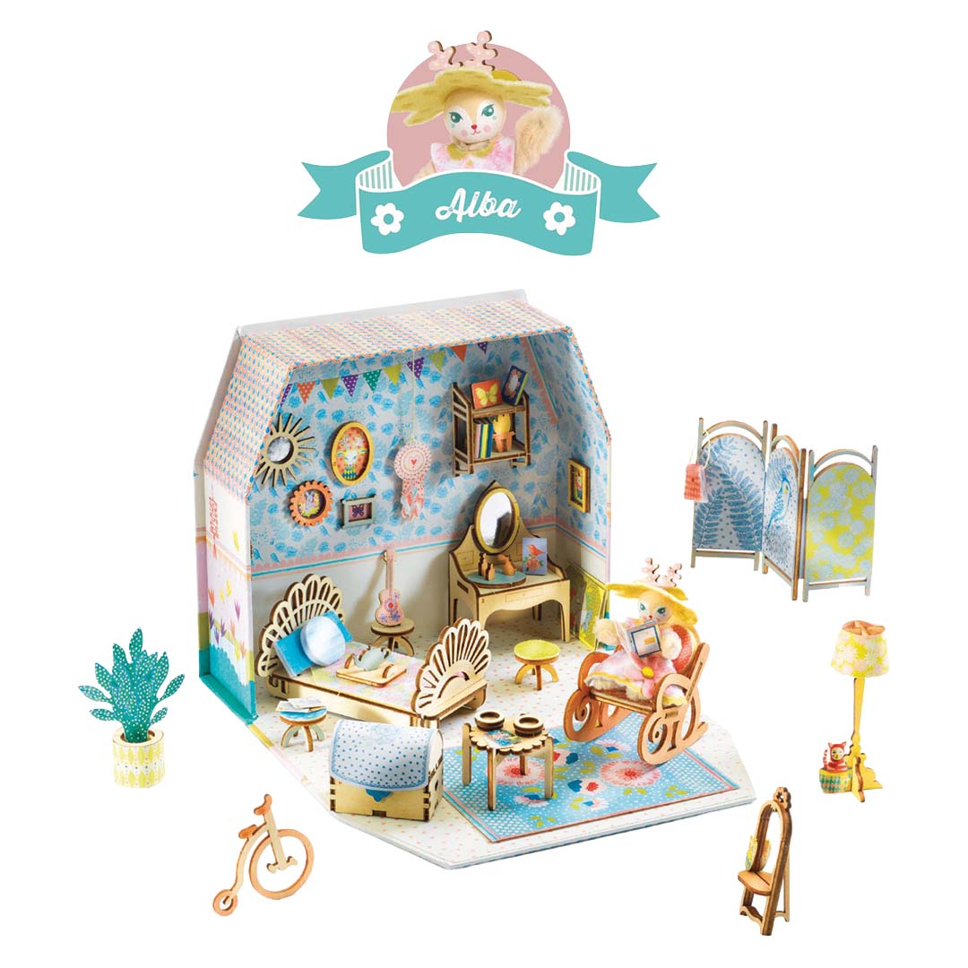 djeco knutselset mi house - alba