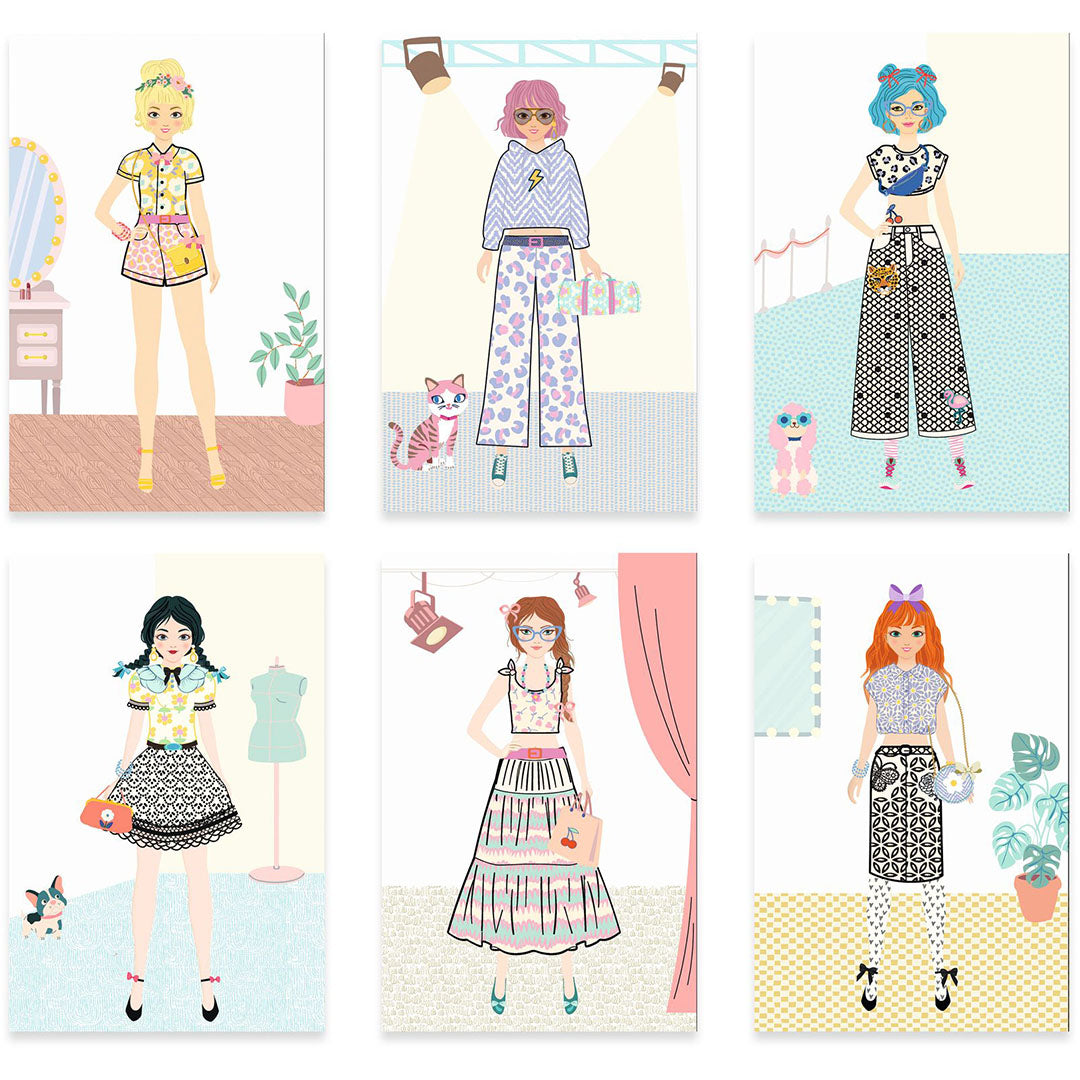 djeco knutselset mode ontwerp - design a collection - trendy | DJ09848 | 2