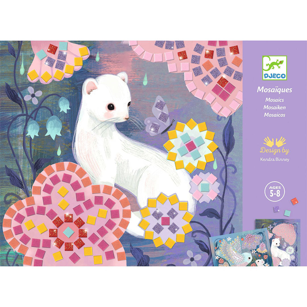 djeco knutselset mozaïek boslandschap | DJ09309 | 1