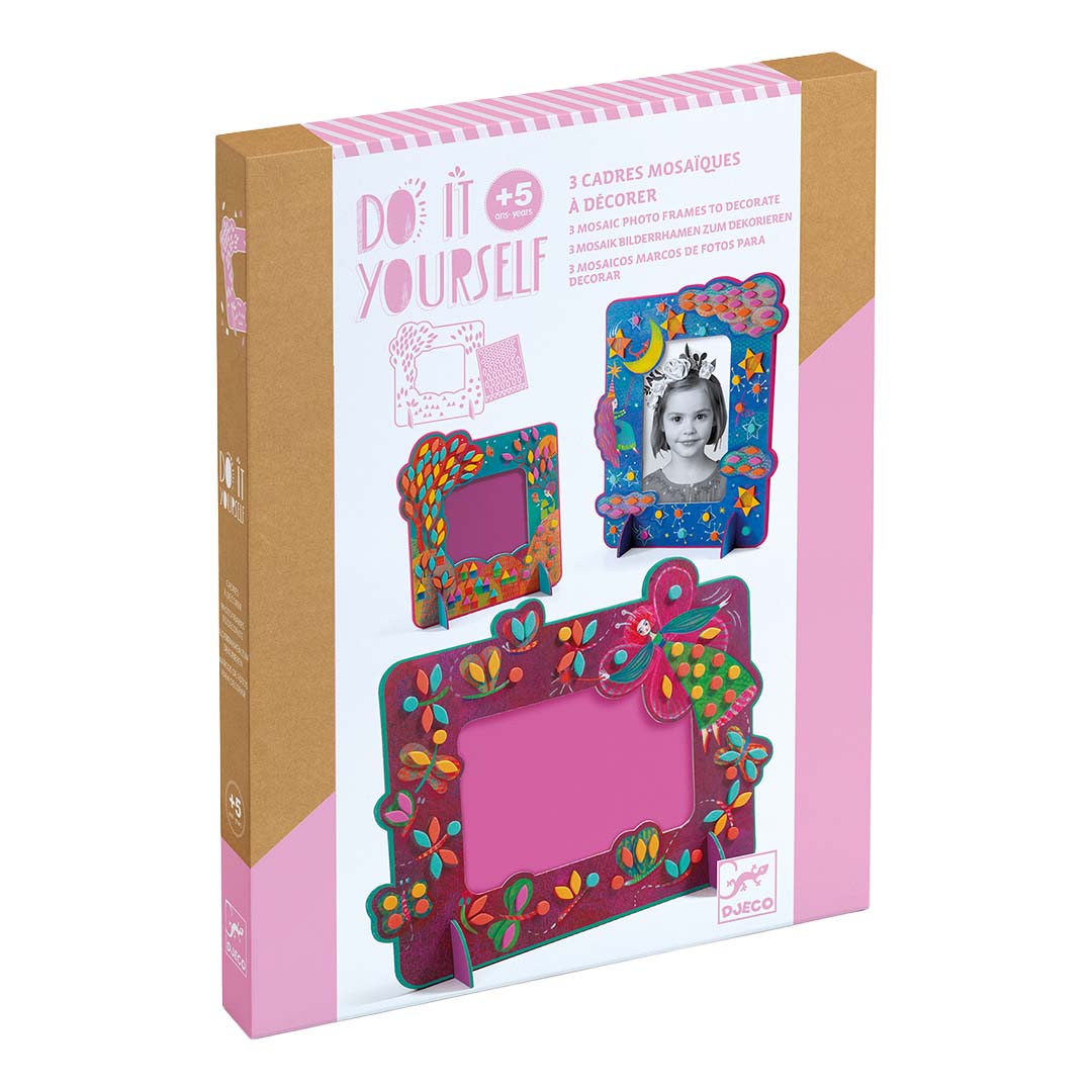 djeco knutselset mozaïek fotolijsten sprookjes