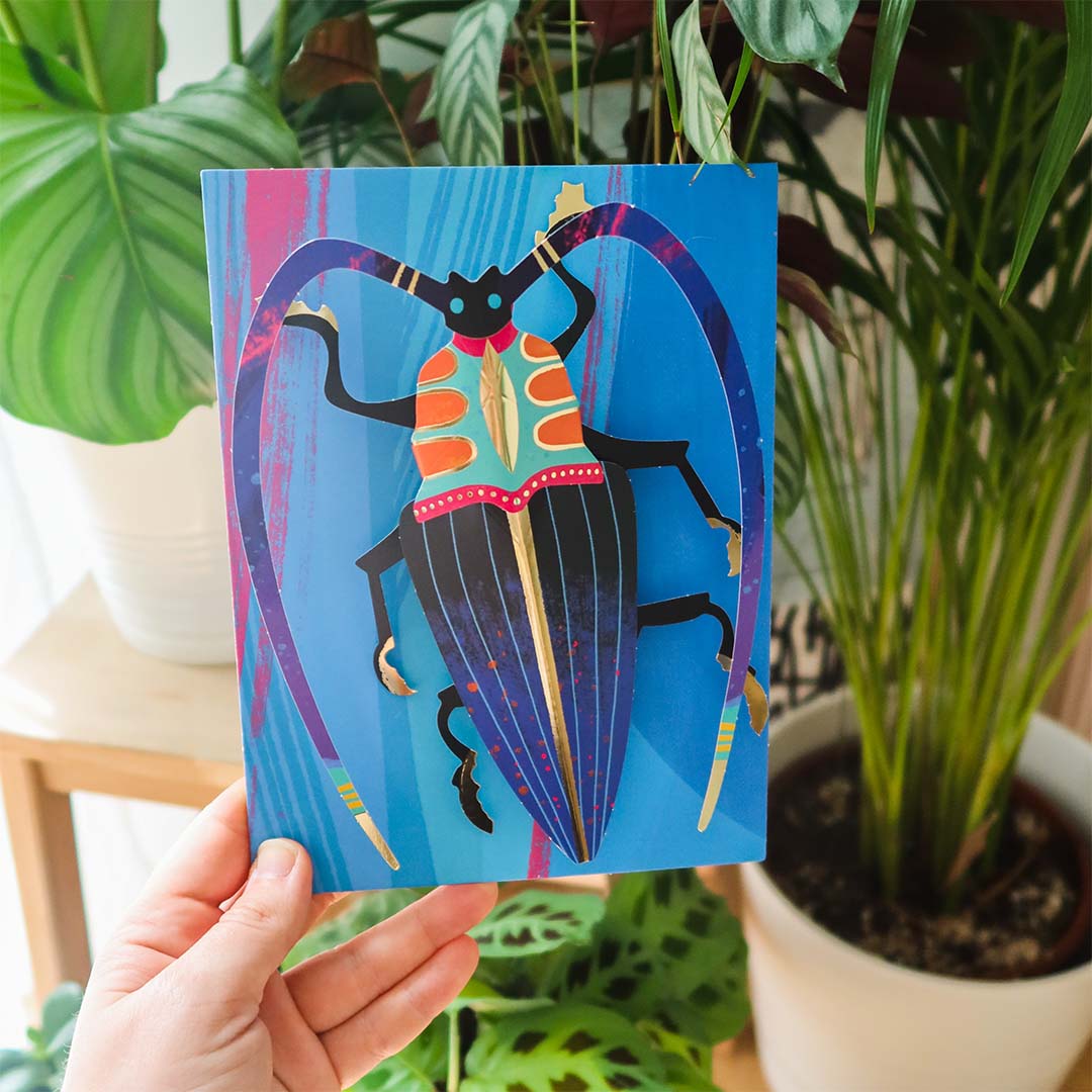 djeco knutselset papieren insecten