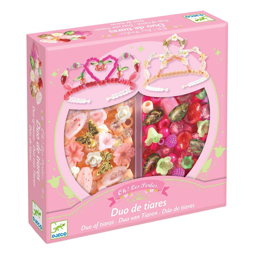 djeco knutselset tiara's - roze | DJ00039 | 0