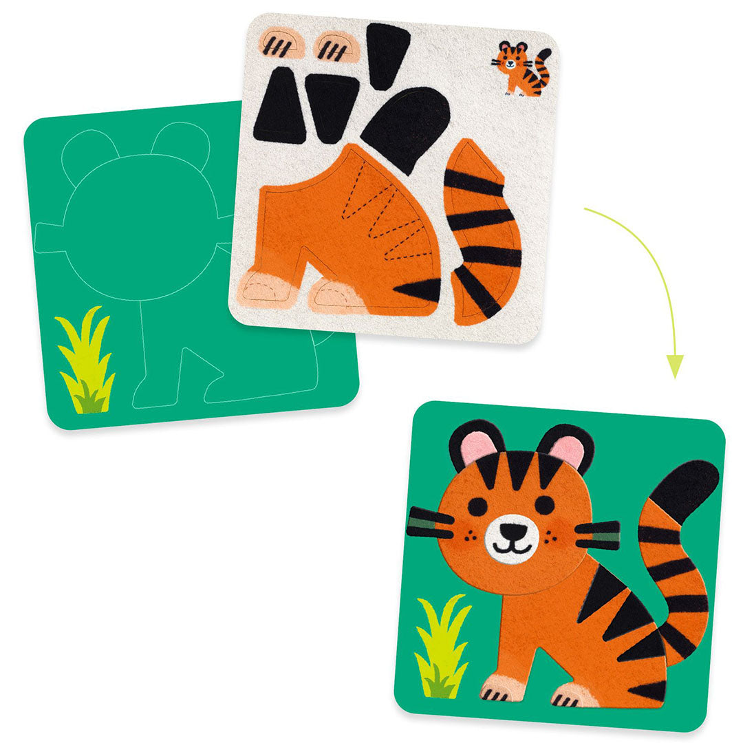 djeco knutselset zachte dieren | DJ00047 | 4