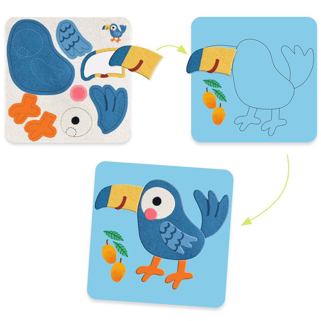 djeco knutselset zachte dieren | DJ00047 | 5