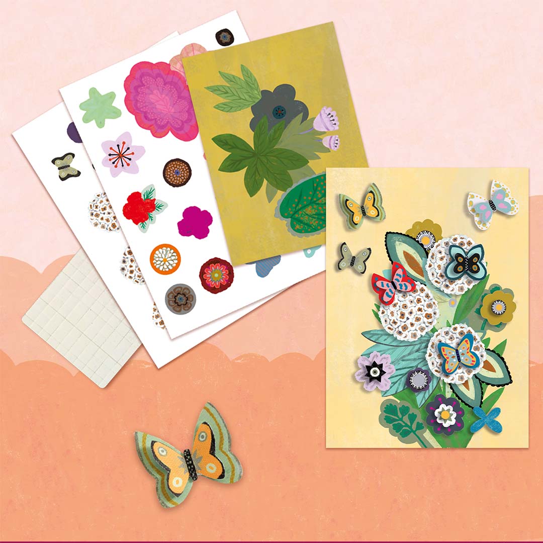 djeco knutselset zes activiteiten - bloemen | DJ09330 | 5