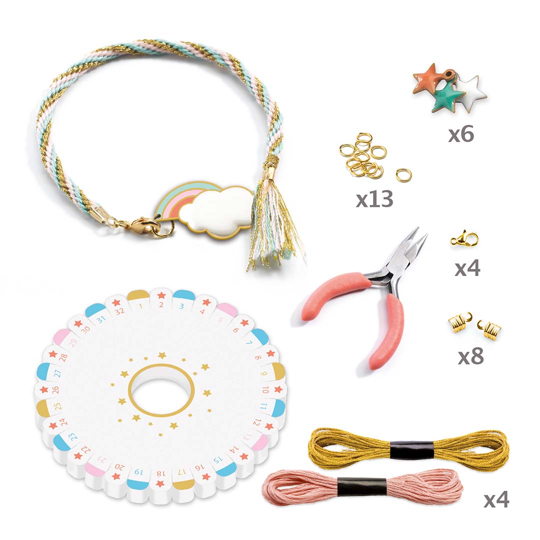 djeco kumihimo armbandjes maken | DJ09818 | 1