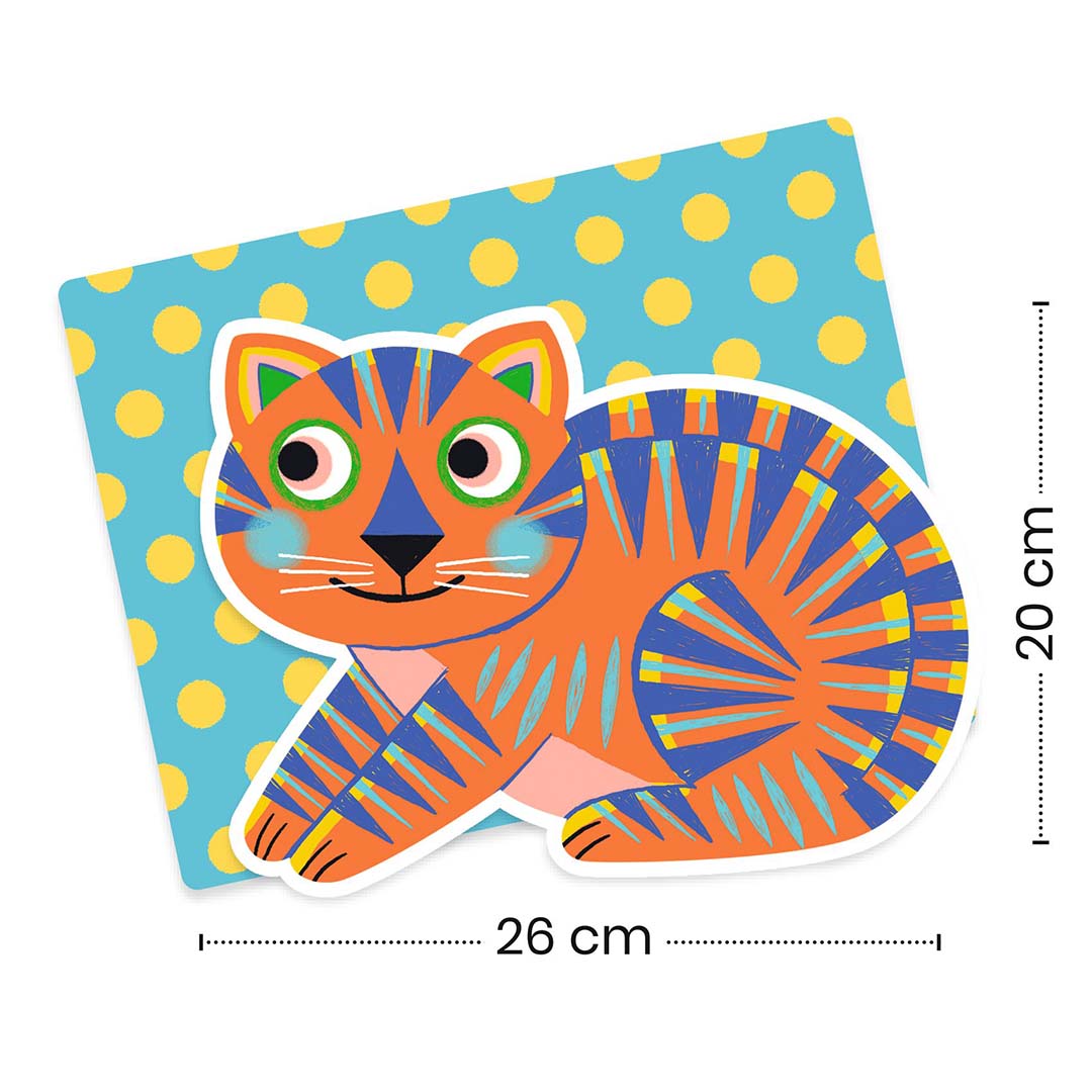 djeco magische kleurplaten - dieren | DJ09068 | 5