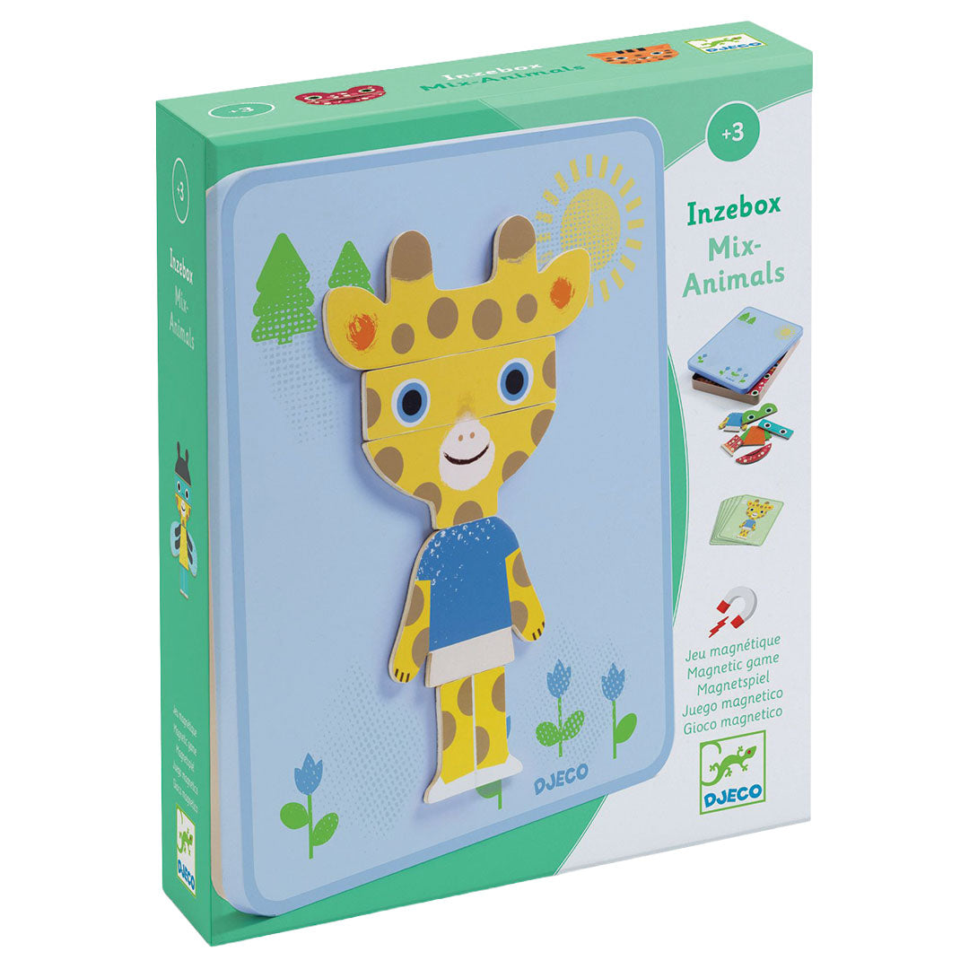 djeco magneetset inzebox animals - 29st
