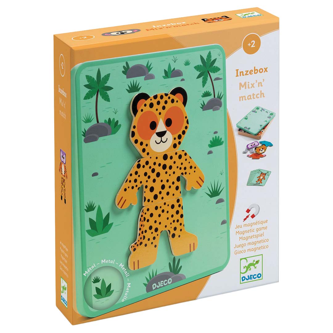 djeco magneetset inzebox mix 'n' match - 24st