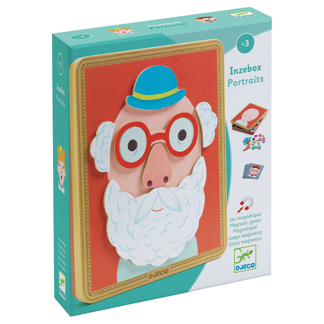 djeco magneetset inzebox portraits - 39st