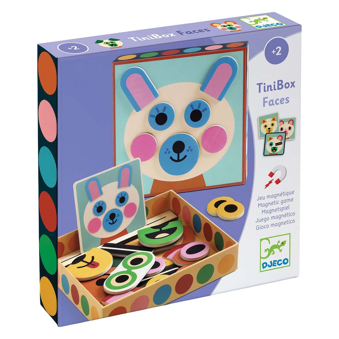 djeco magneetspel tinibox faces