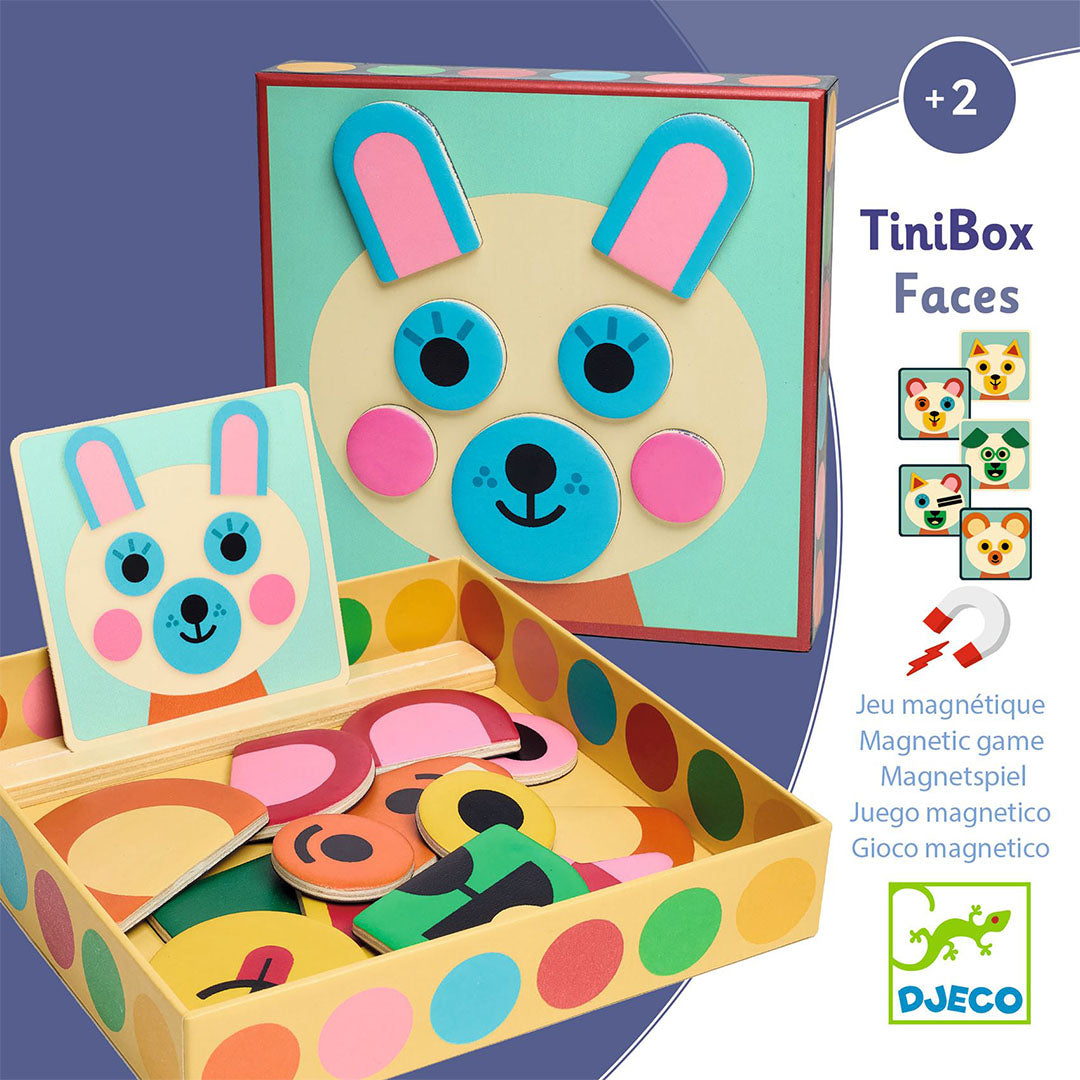 djeco magneetspel tinibox faces | DJ03142 | 