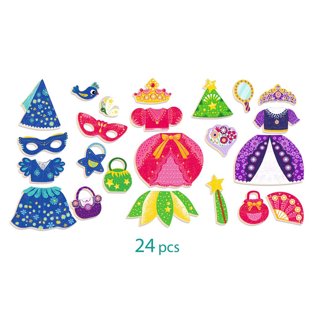 djeco magnetische aankleedpop - belissimo | DJ03084 | 4