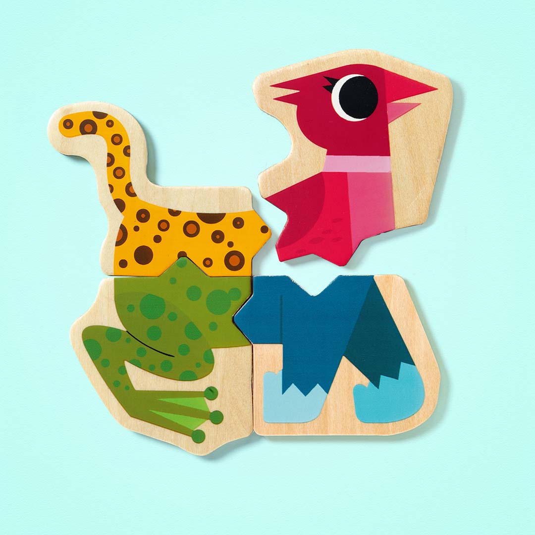 djeco magnetische dieren - 24st