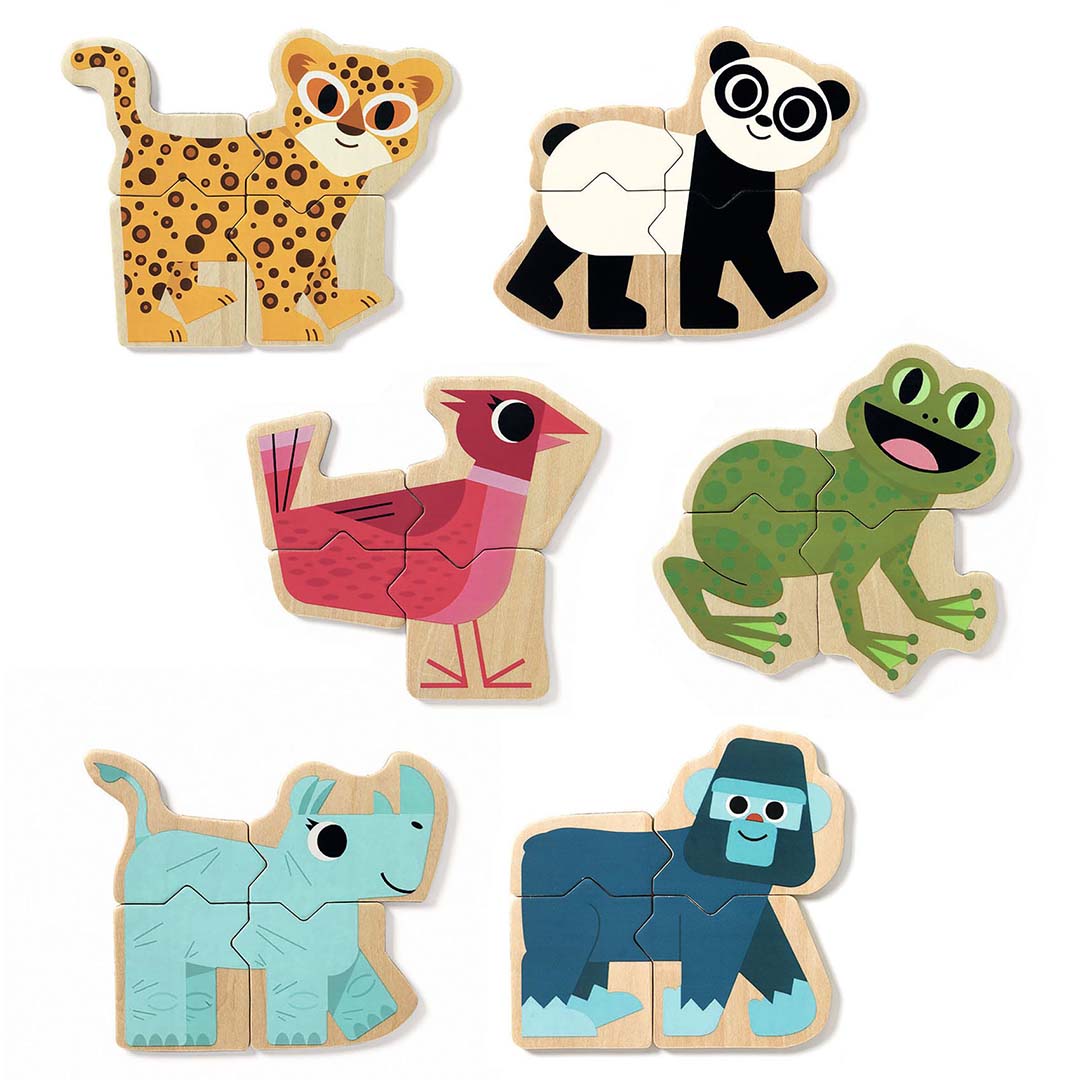 djeco magnetische dieren - 24st